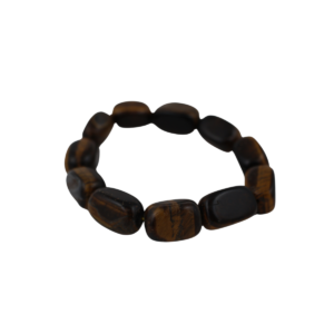 Tiger Eye Rectangle Bead Bracelet