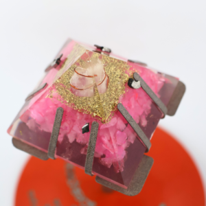 Rose Quartz Orgonite Pyramid