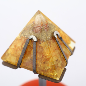 Citrine Orgonite Pyramid